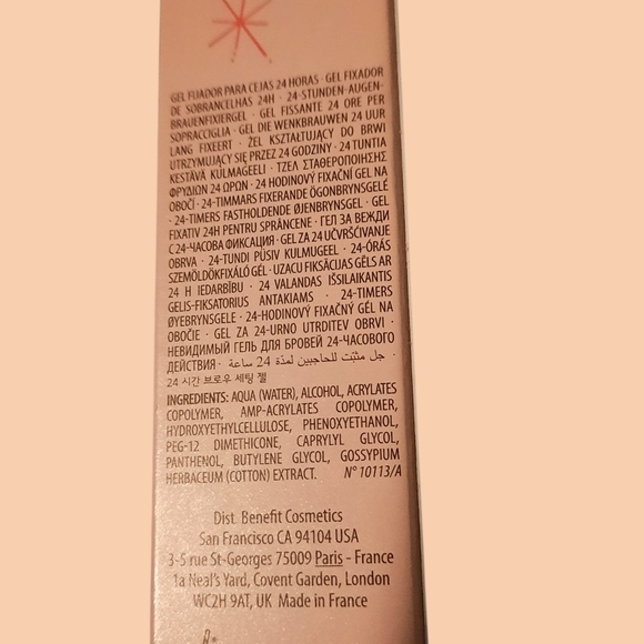 Benefit Brow Gel in Sleek Silver Tube - Picture 6 of 6